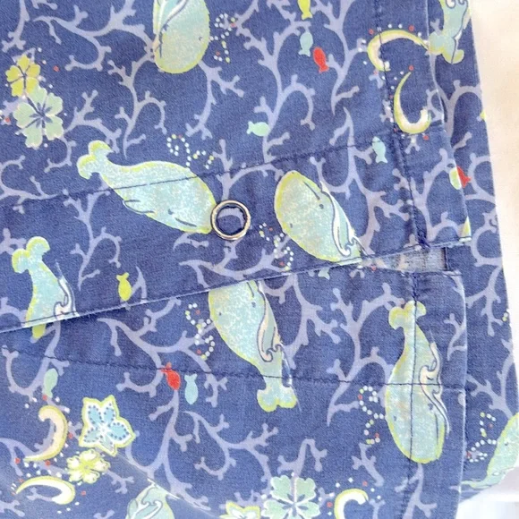 JACADI PARIS VINTAGE Gently Worn Boy’ Short Sleeve Shirt Button Down S 2 (88CM) - Picture 9 of 11